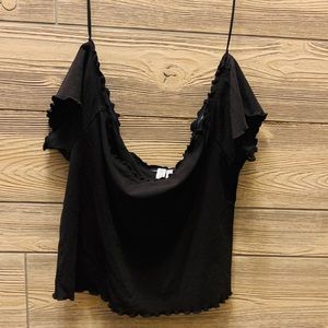 Off Shoulder black top